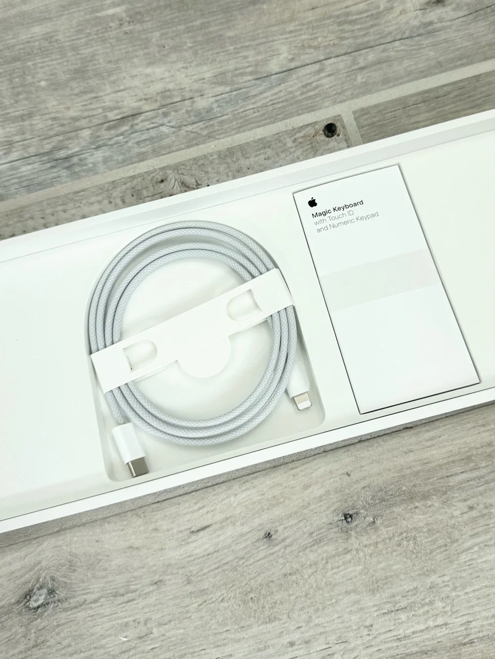 Apple White Silver Magic Keyboard with Touch ID